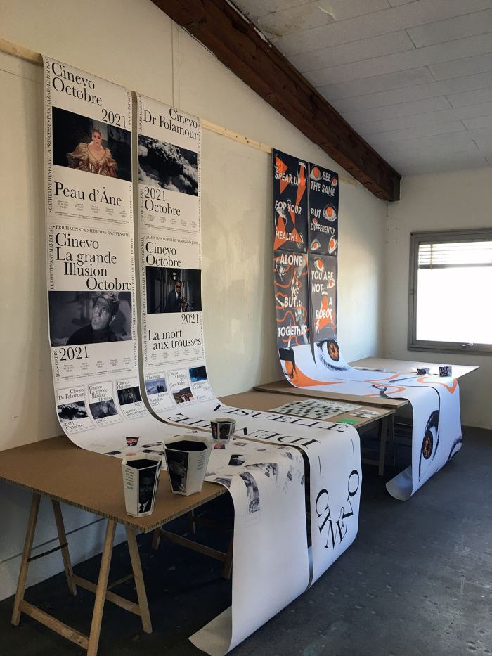 Ansicht der Grafikarbeiten
Foto: EDHEA