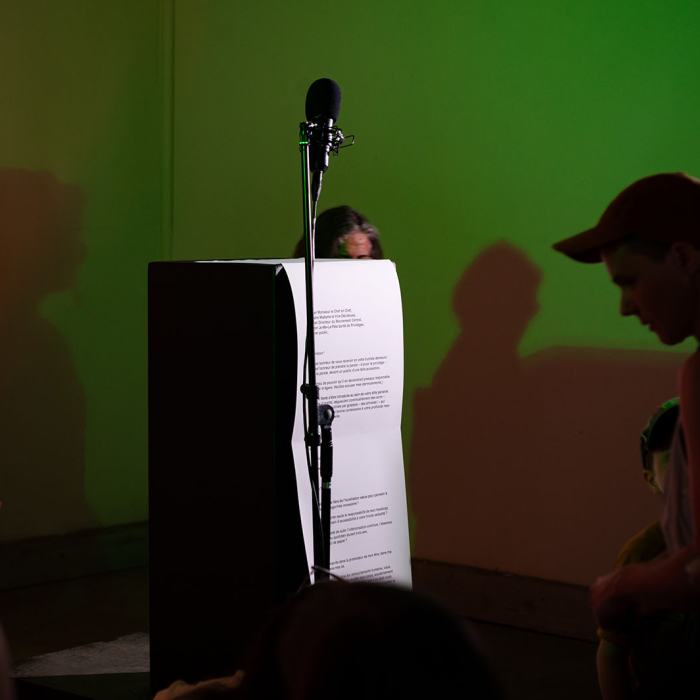 Aline Fournier, Logorrhée, 2023, travail de Bachelor
Photo: Fi'Ni Studio  / EDHEA