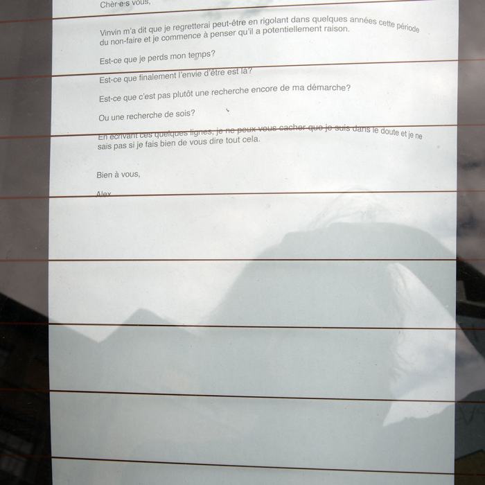 Alexandra Antille, Je ne suis et ne serai pas, 2024, travail de Bachelor
Photo: EDHEA