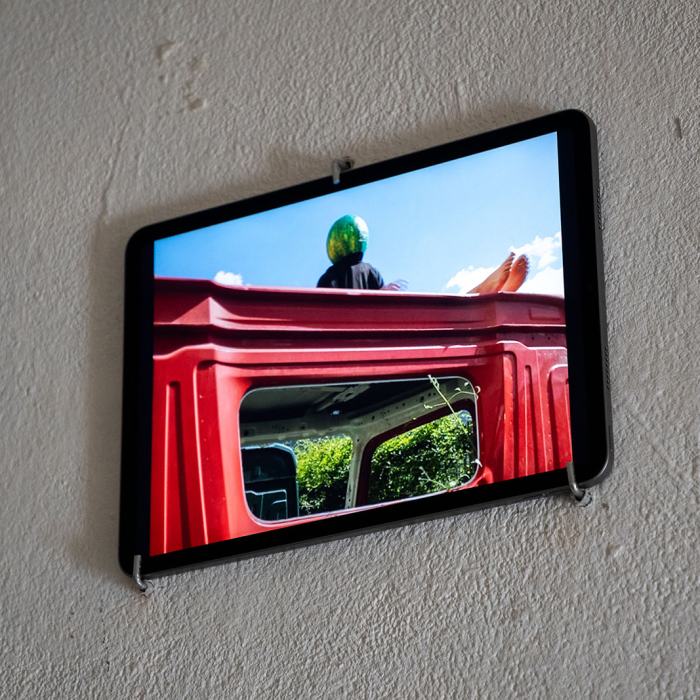 Evon Gabrielyan, Je me suis perdu·e dans une pastèque, 2024, travail de Bachelor
Photo: Maurice Eggel  / EDHEA