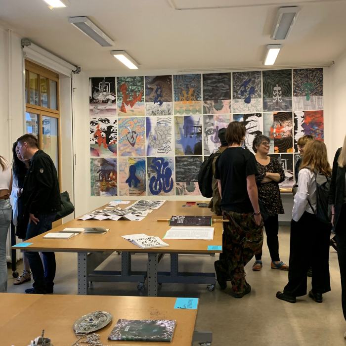 Vue des travaux de graphisme
Photo: EDHEA