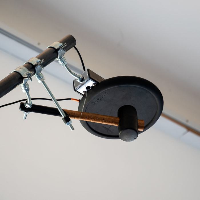 Christophe Burgess, Carillon sauvage, 2024, travail de Master
Photo: Maurice Eggel  / EDHEA