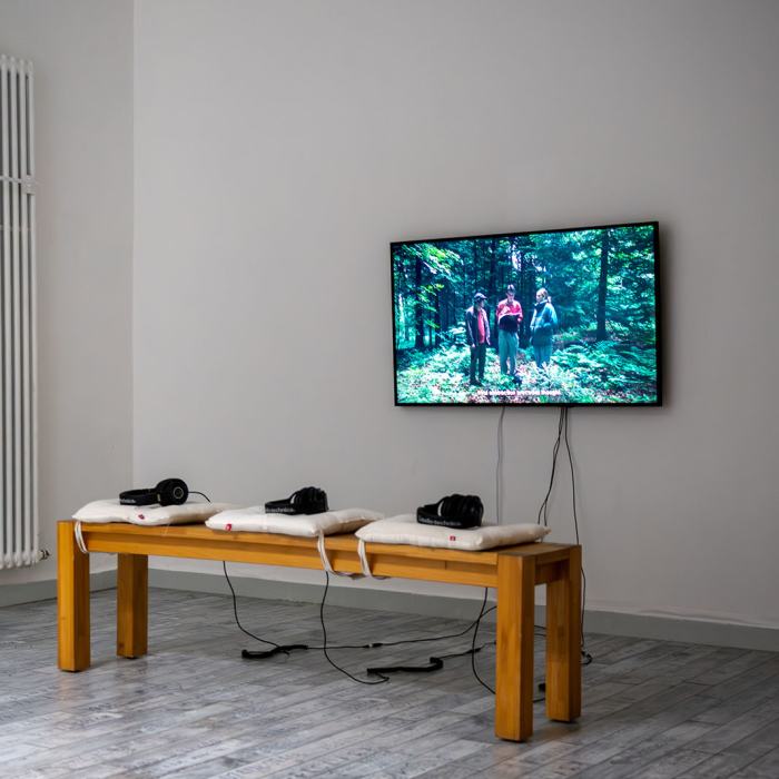 Abdelrahman Hassan, Scène 03 : Avery F. Gordon, Jacques Derrida et Mark Fisher se défoncent dans les Alpes, travail de Master
Photo: Maurice Eggel  / EDHEA