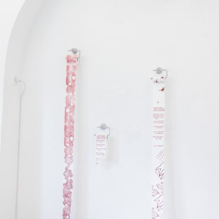 Sarah-Leeloo Brulhart, Mordre les couleurs claires, travail de Bachelor
Photo: Yannick Abbruzzese  / EDHEA