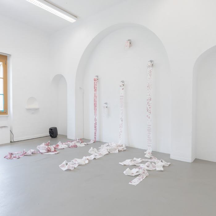 Sarah-Leeloo Brulhart, Mordre les couleurs claires, travail de Bachelor
Photo: Yannick Abbruzzese  / EDHEA