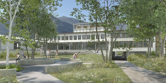 Zukünftiger Campus, Computergrafik
© CLR architectes